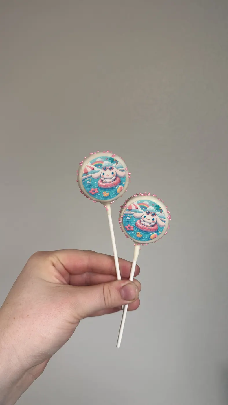 Edible Image Cake Pop example 2 from The Sweet Spot Cake Pops