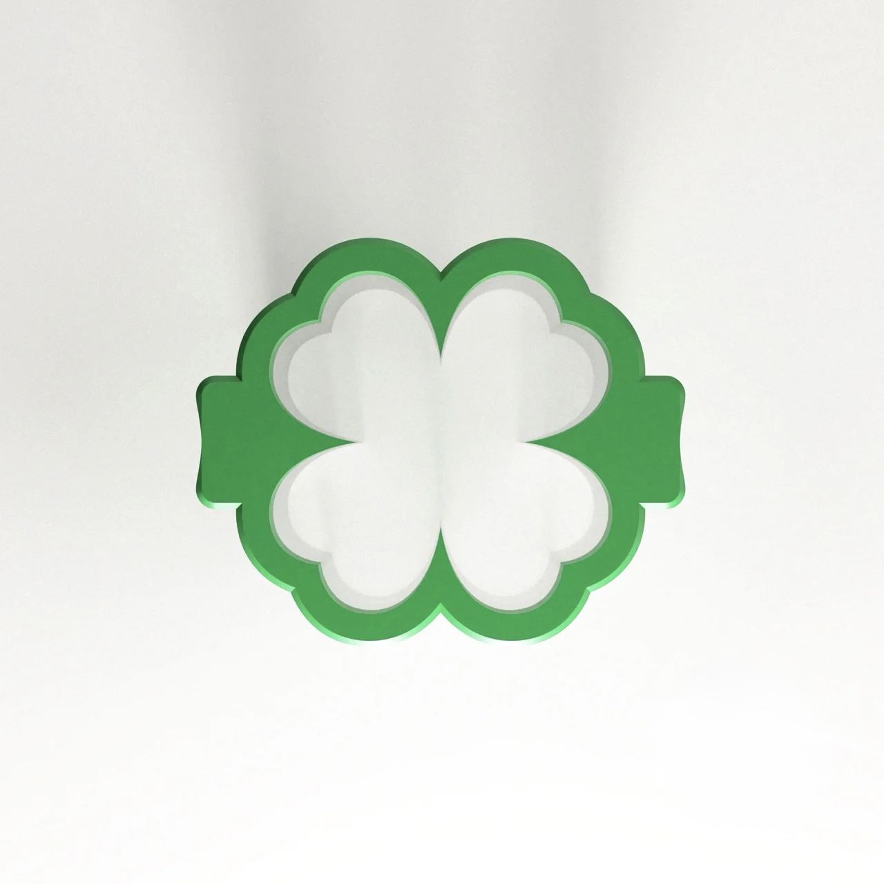 Four-leaf clover cake pop cutter shape